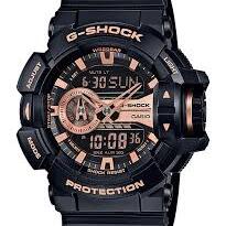 G Shock Duo Black Rose Gold Watch_0