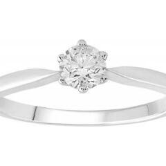 9ct White Gold Diamond Ring_0