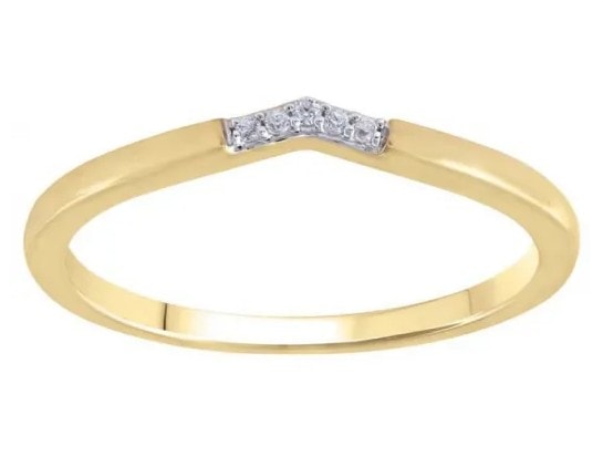 Buy Trendy Chevron Diamond Ring Online | CaratLane