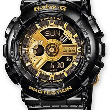 Baby G Black and Gold watch_0