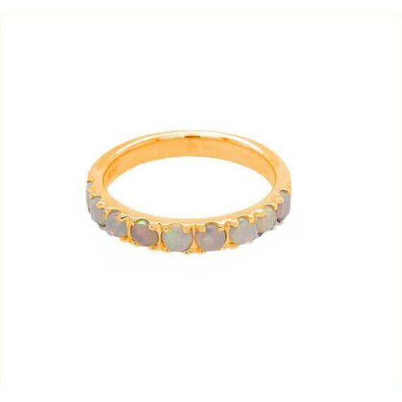 9ct Yellow Gold Opal Ring_0