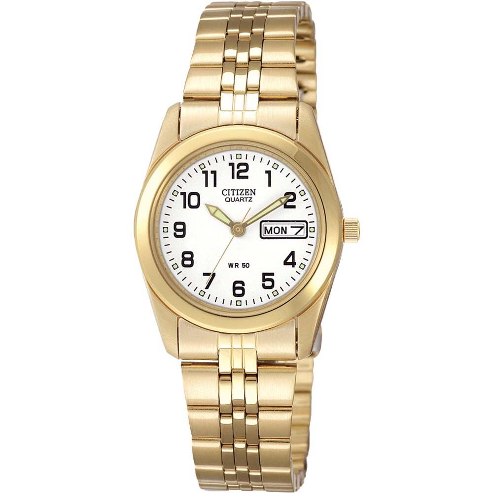 Citizen Ladies Gold Analogue Watch 50m_0