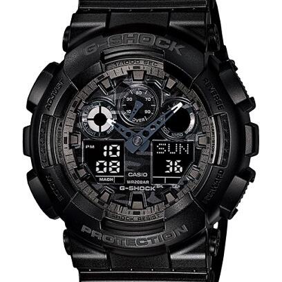 G-Shock Black and Camo Analogue and Digital Watch_0