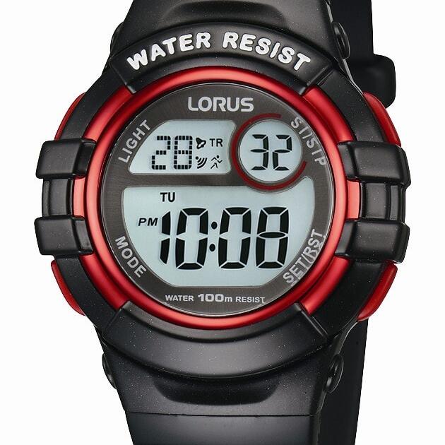 Lorus Black Digital Watch_0