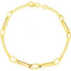 9ct Gold Long Open Link Bracelet_0