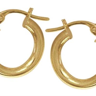 Gold Hoop Earrings_0