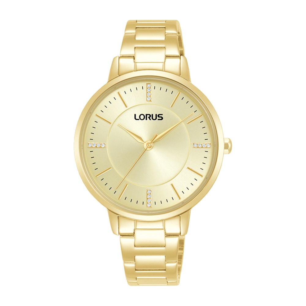 Lorus Ladies Gold Analogue Watch_0