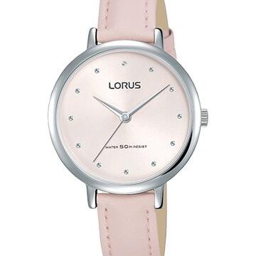 Lorus Ladies Pink Analogue Watch 50m_0