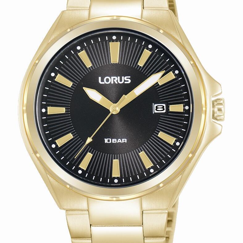 Gents Sports Gold Analogue Watch 100m_0