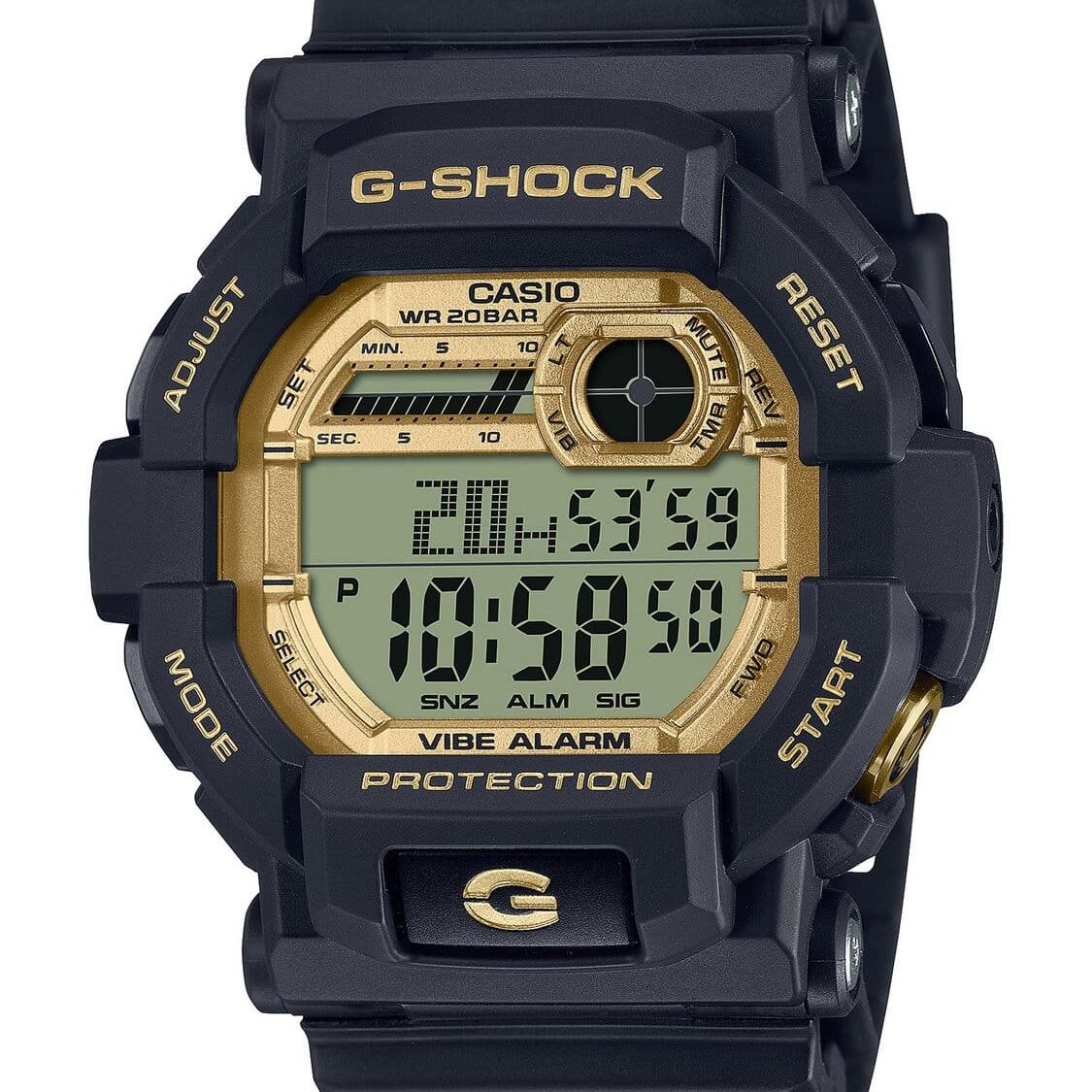 Casio G-Shock Black and Gold Digital Watch_0