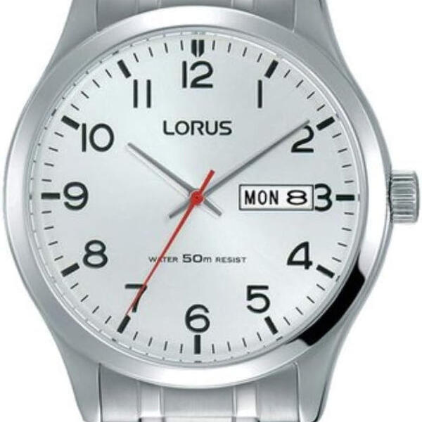 Lorus Silver Analogue Watch 50m_0