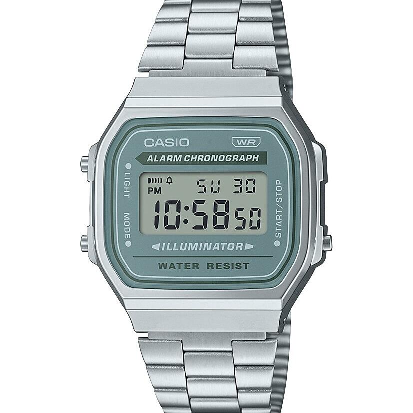 Casio Vintage Silver Digital Watch_0