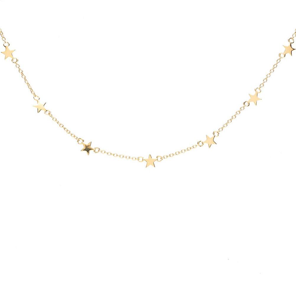 Stolen Girlfriends Club Star Choker - Gold Plated_0