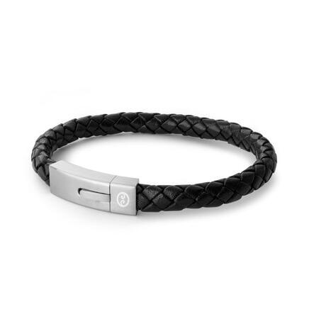 Black Leather Bracelet_0