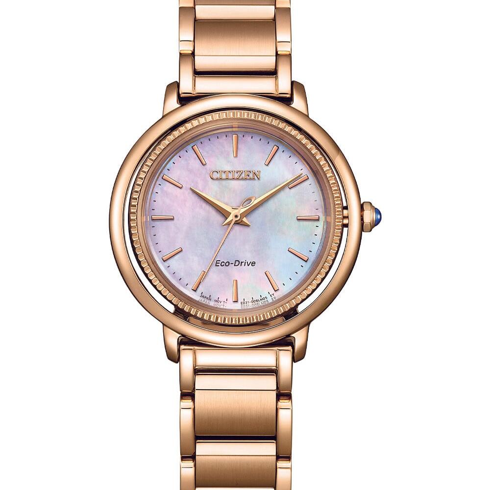 Citizen Ladies Rose Gold Eco-Drive Watch_0