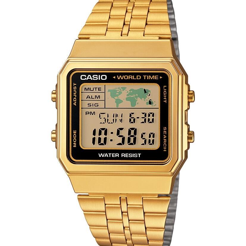 Casio Vintage Gold Digital Watch_0