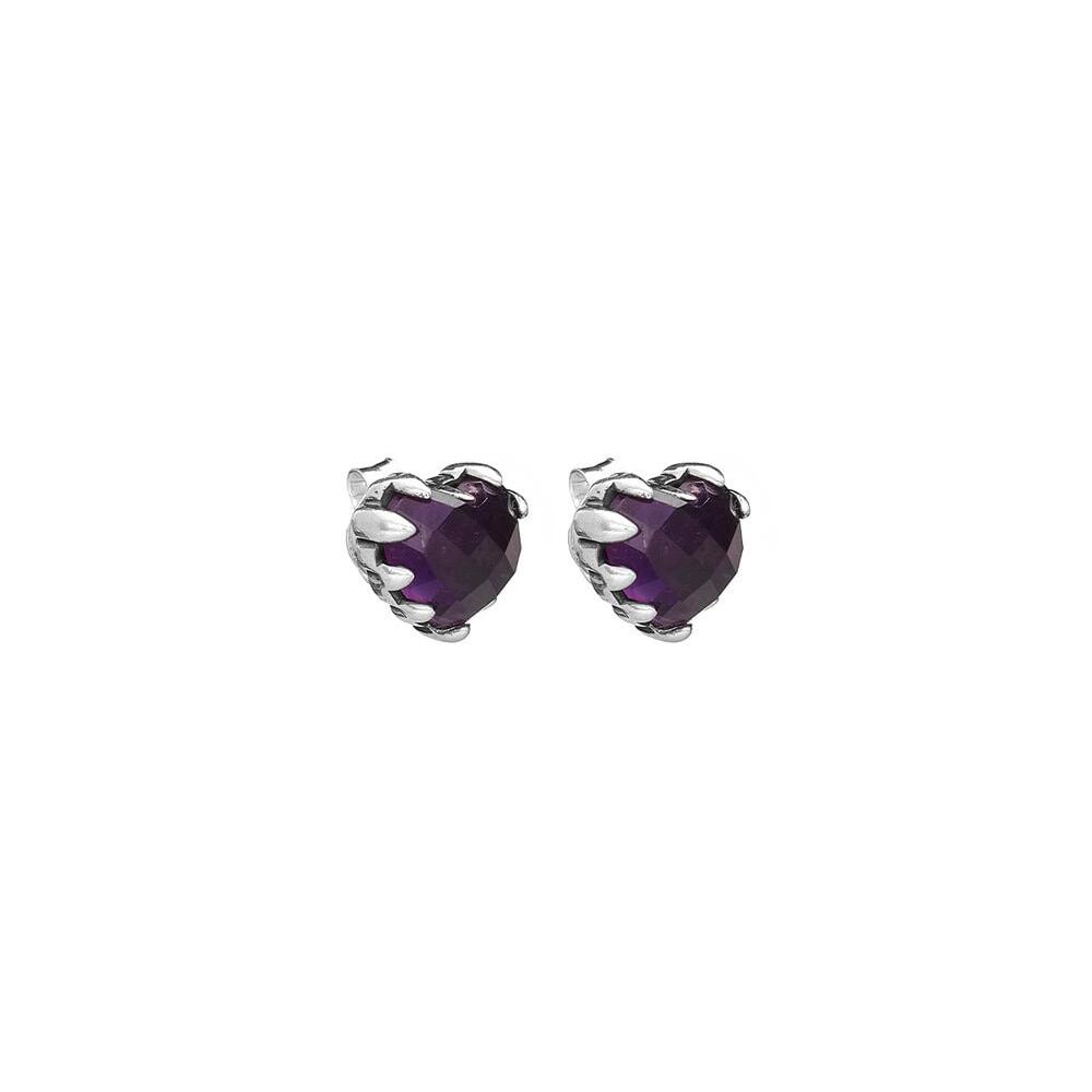 Stolen Girlfriends Club Love Claw Earrings Amethyst_0