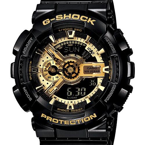 G-Shock Black and Gold Duo Watch 200m_0