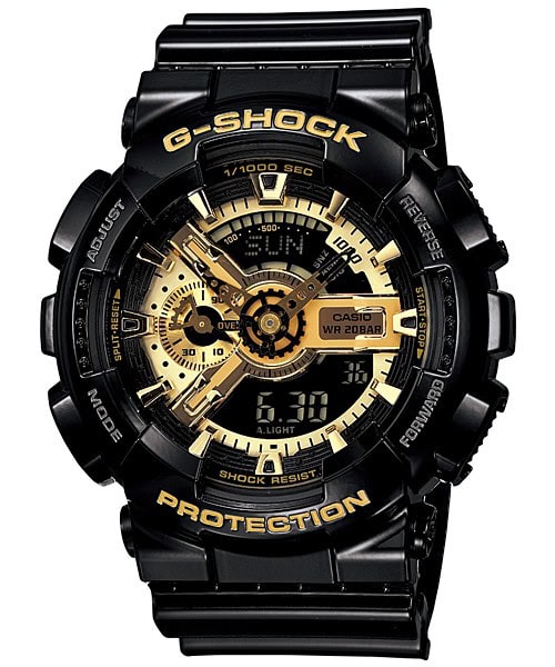 G-Shock Black and Gold Duo Watch 200m_0
