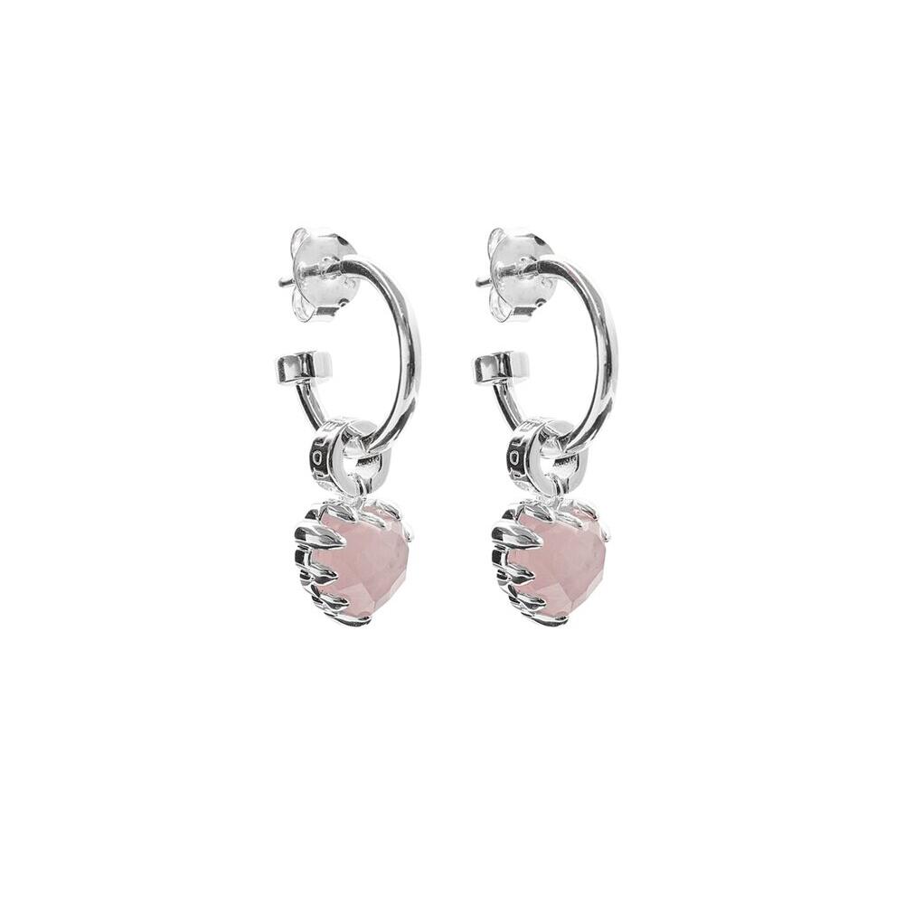 Stolen Girlfriends Club Rose Quartz Earrings_0