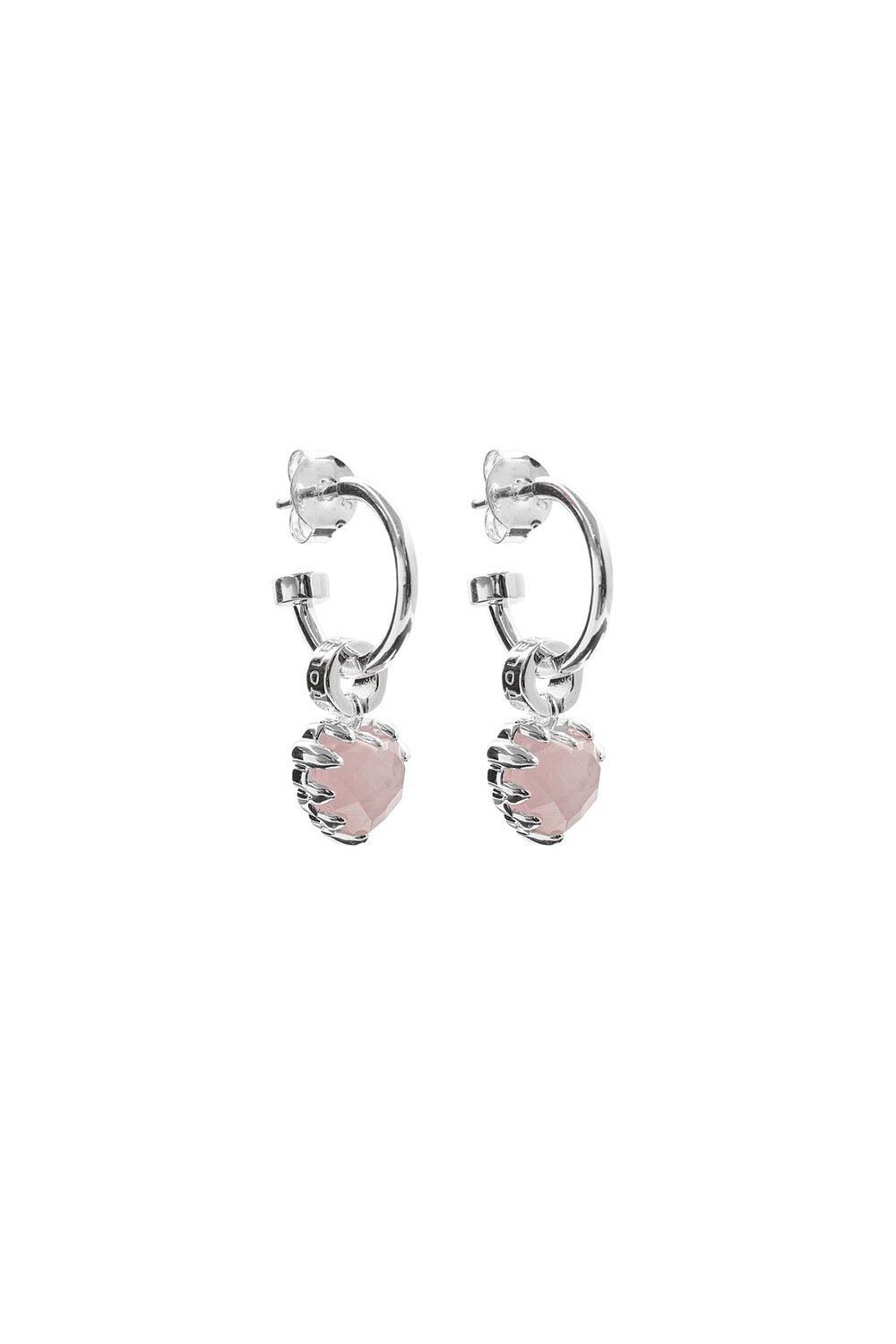 Stolen Girlfriends Club Rose Quartz Earrings_0