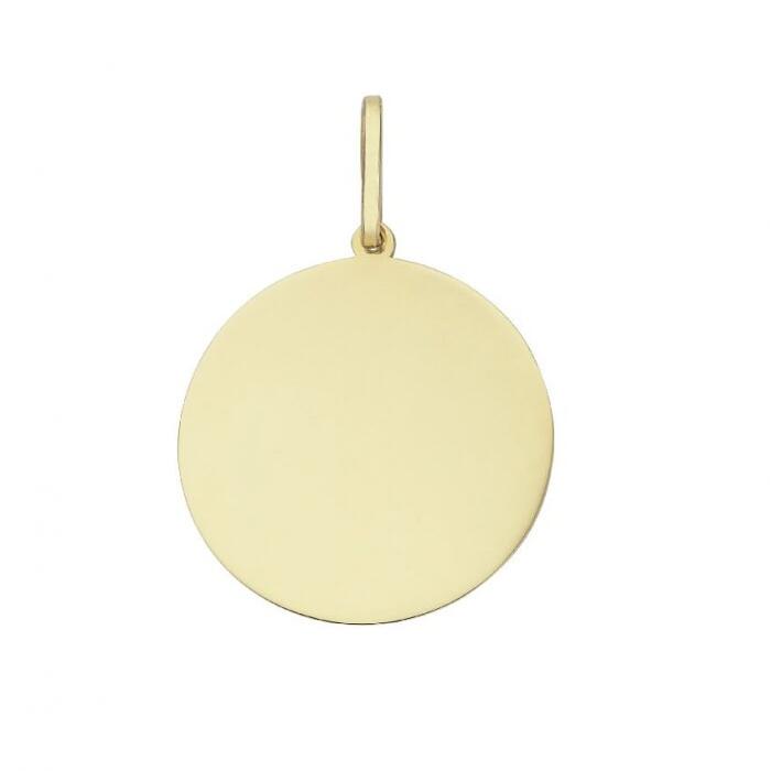 Gold Disc Pendant_0