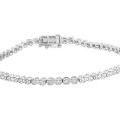 White Gold Tennis Bracelet_0