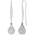 White Gold Teardrop Earrings_0