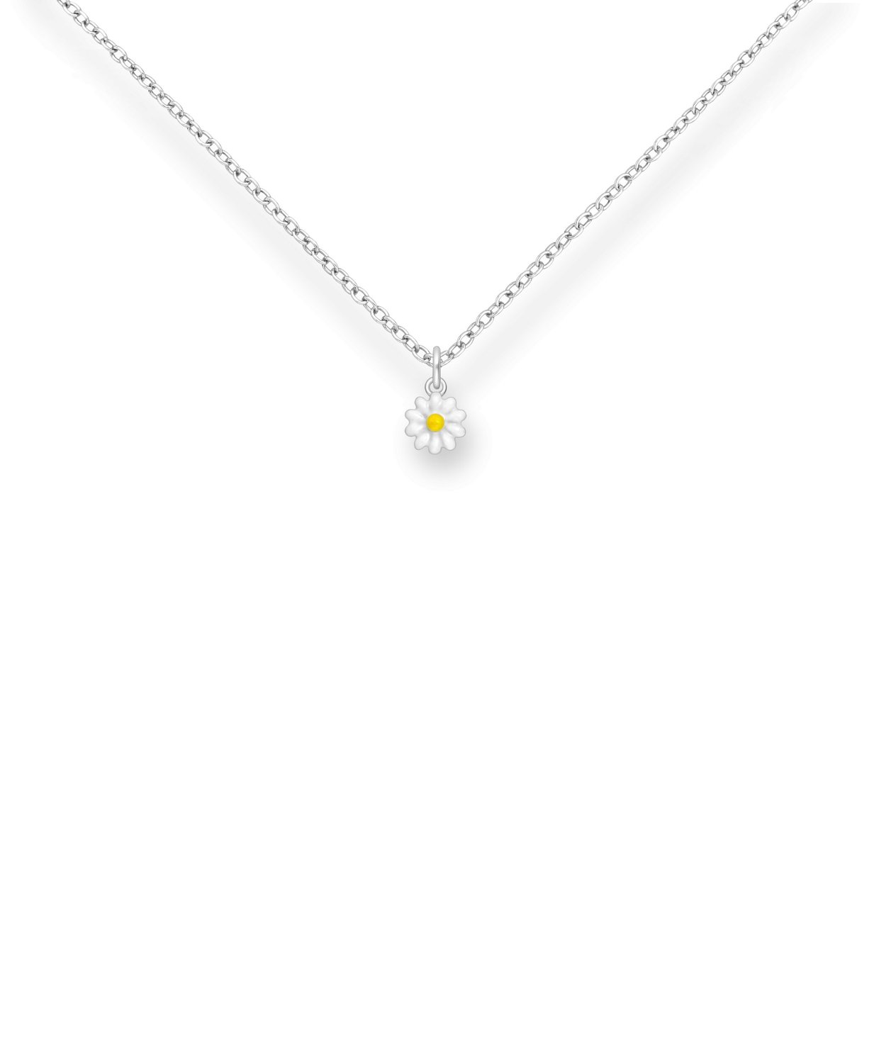 Enamel Daisy Pendant_0