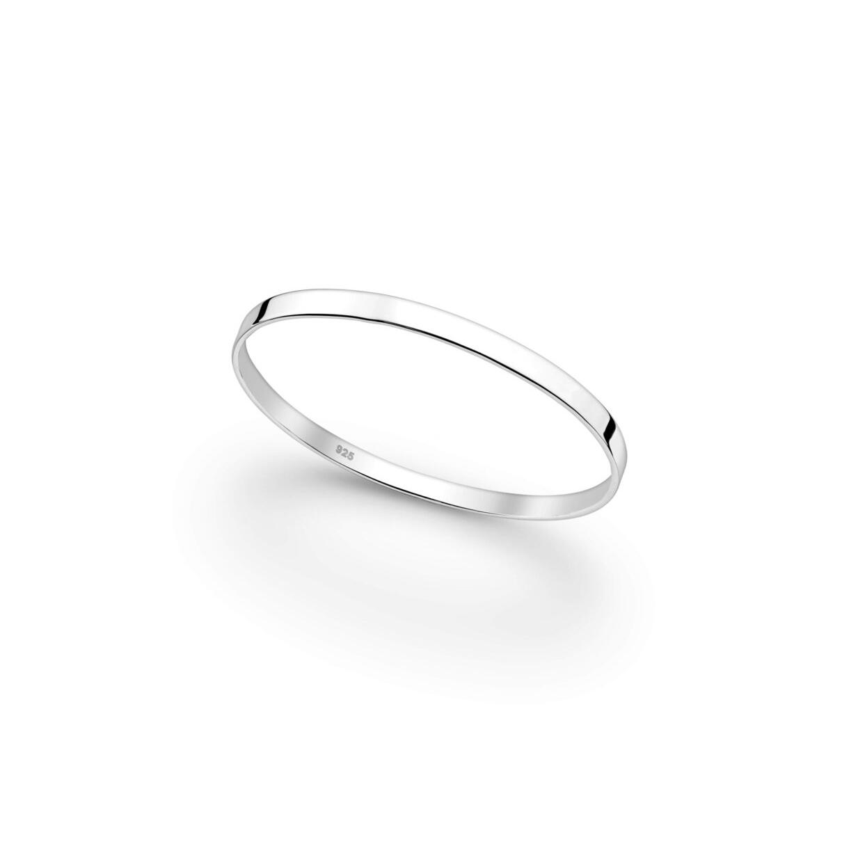 Silver bangle 5mm wide_0