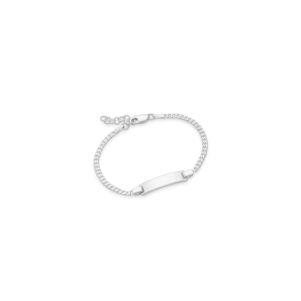 Silver Baby Bracelet Curb Chain_0