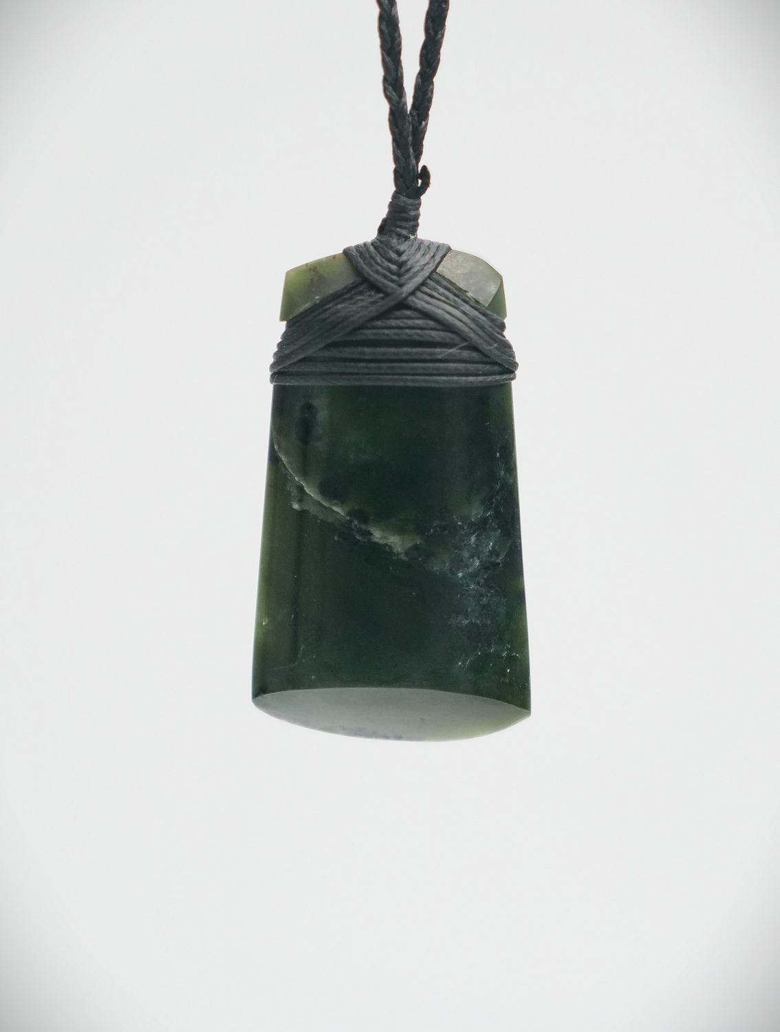 Greenstone Toki Pendant 5.5 x 3cm medium smooth_0