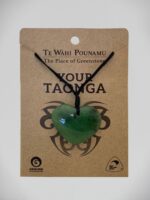 Your Toanga greenstone large heart pendant_0