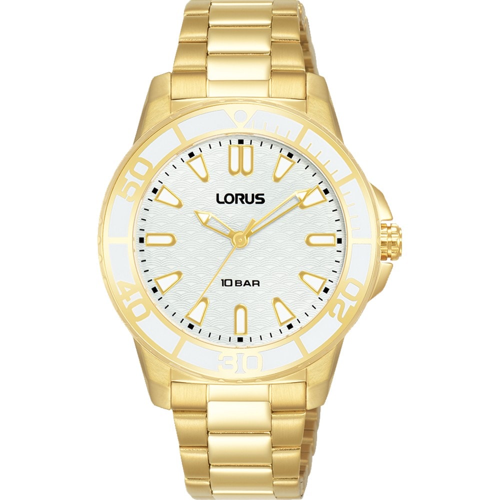 Ladies Gold Analogue Watch 100m_0