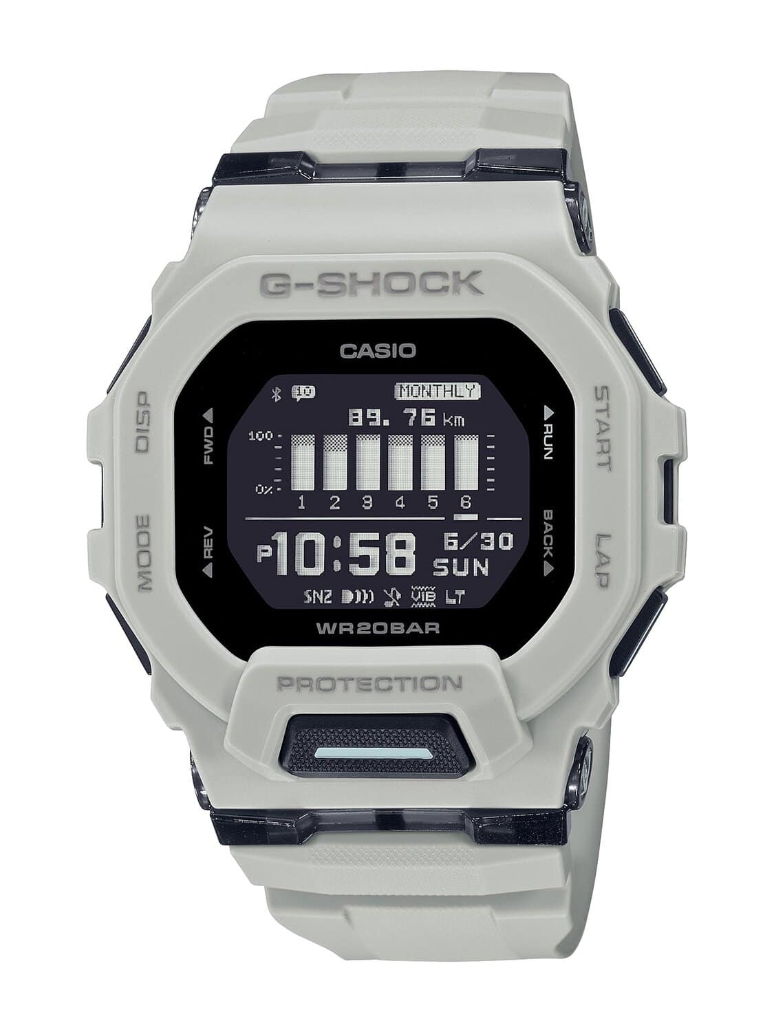 G-Shock White Square Digital Watch 200m_0