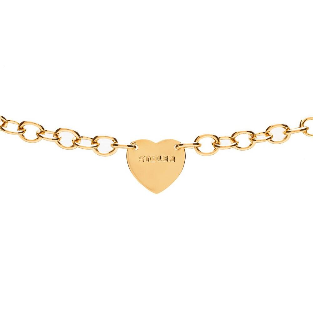 Gold Plated Cold Heart Bracelet_0