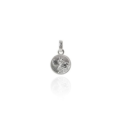 Fantail Coin Pendant Charm_0