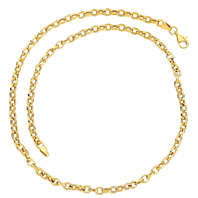 Gold Silver Filled Cable Chain 45cm_0