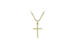 9ct Yellow Gold Cross Pendant_0