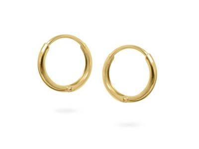 12mm Gold Huggies_0