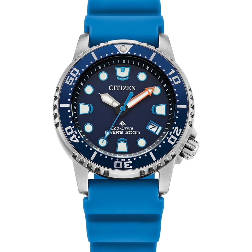 Citizen Ladies Blue Divers Analogue Watch 200m_0