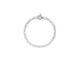 Silver Belcher Bracelet with Bolt Clasp 19cm_0