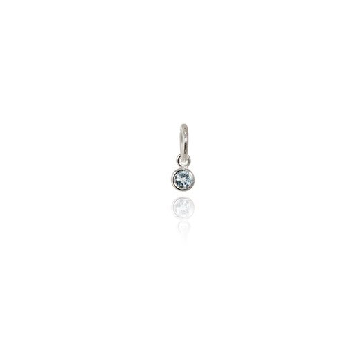 Evolve March Birthstone Pendant Charm Aquamarine_0