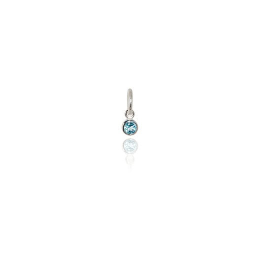 Evolve December Birthstone Pendant Charm Blue Topaz_0