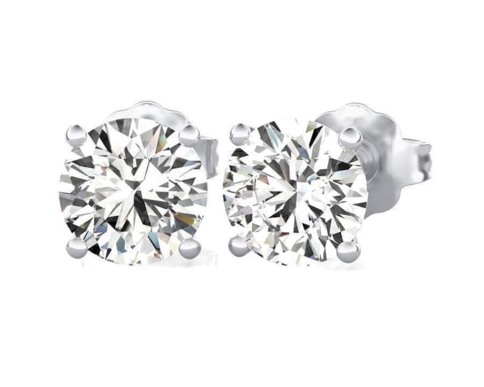 Diamond Solitaire Studs 1.6ct tdw_0