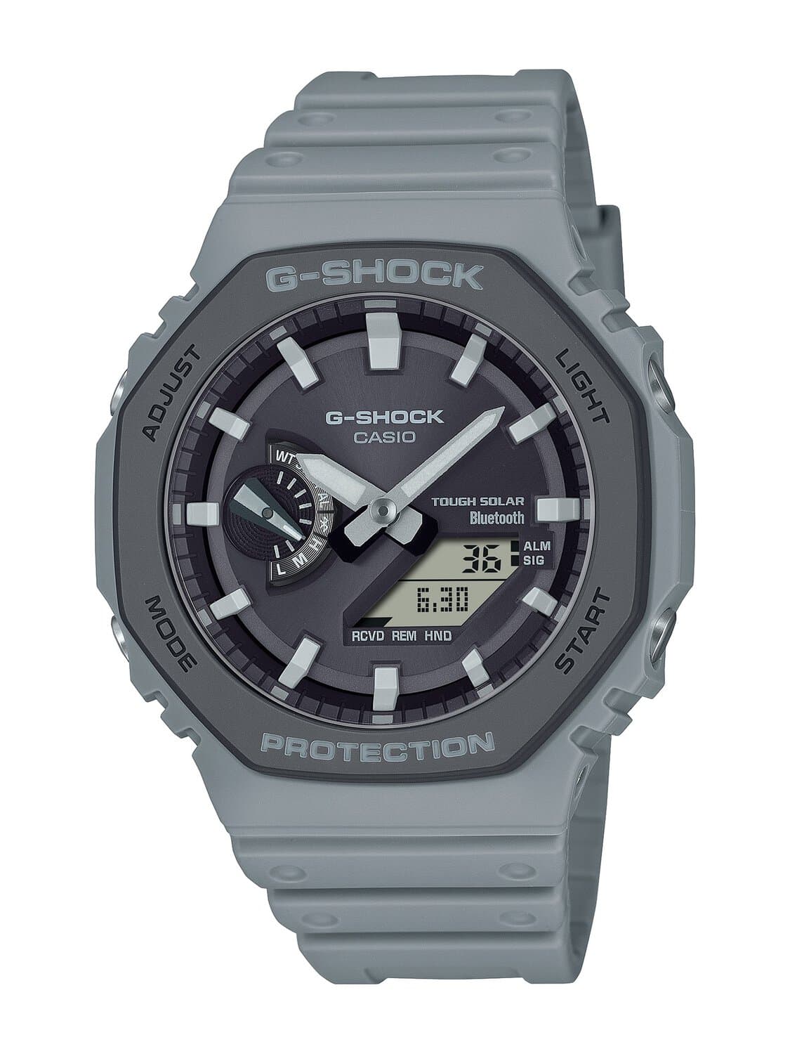 G-Shock Grey Duo Watch Tough Solar and Bluetooth 200m Water Resistance_0