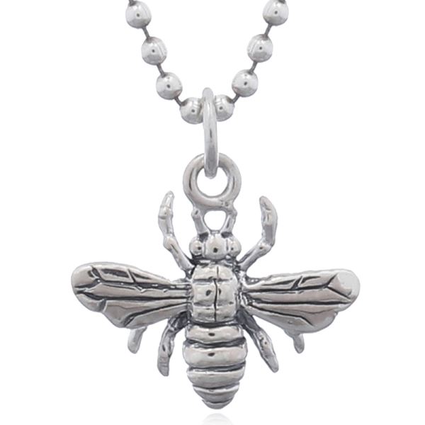 Hone Bee Pendant Silver_0