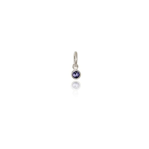 Evolve Sterling Silver September Birthstone Pendant Charm_0