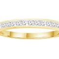 Gold Lab Grown Diamond Band_0