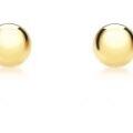 Gold Ball Stud Earrings_0